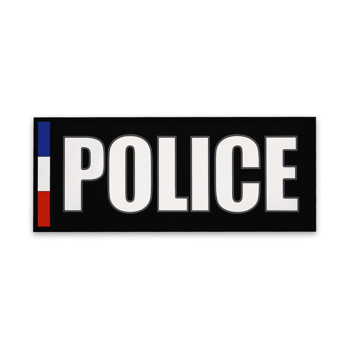 Bandeau de poitrine Police PVC 10 x 4 cm - La Brigade de l'Equipement 