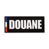 Bandeau de poitrine Douane PVC 10 x 4 cm