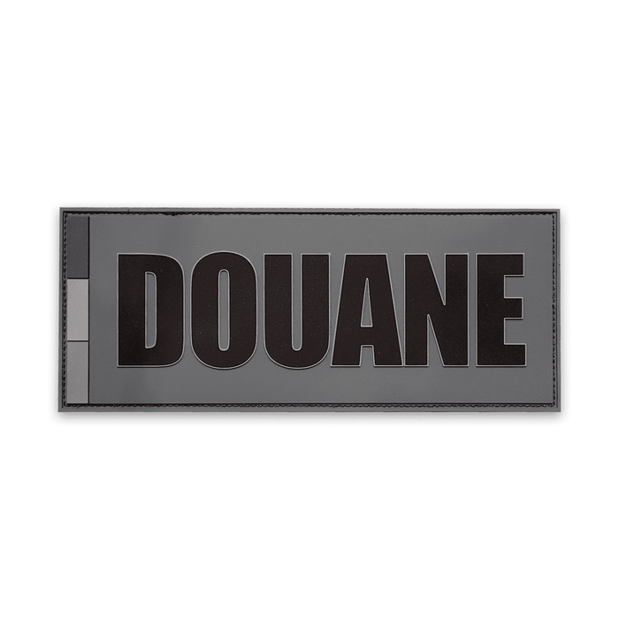 Bandeau de poitrine BV Douane PVC 10 x 4 cm - La Brigade de l'Equipement