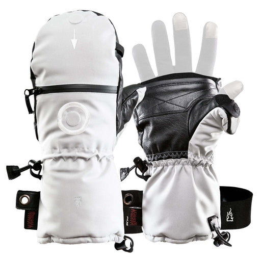 Gants Shell - Blanc - The Heat Compagny - The Heat Compagny dos