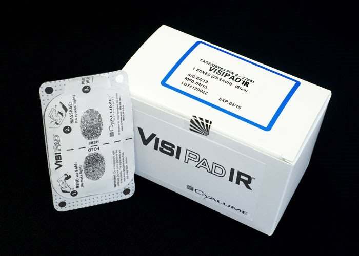 Pad de marquage autoadhésif VisiPad - 10h - Rouge - Cyalume Emballage 
