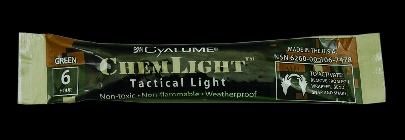 Cyalume 10cm - 6h - Vert - Cyalume Emballage