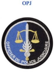 Écusson Gendarmerie Spécialité brodé : OPJ - DCA FRANCE