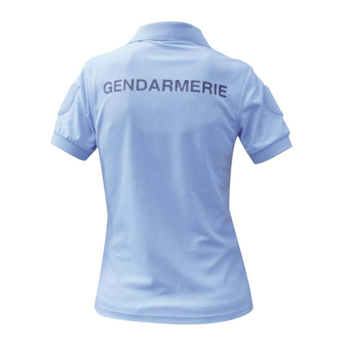 Polo bleu Gendarmerie femme - cooldry - DCA France